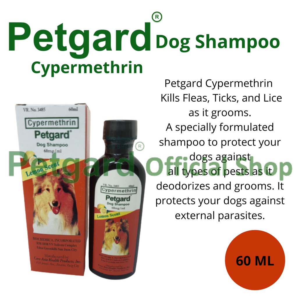 Petgard Dog Shampoo Cypermethrine Shopee Philippines