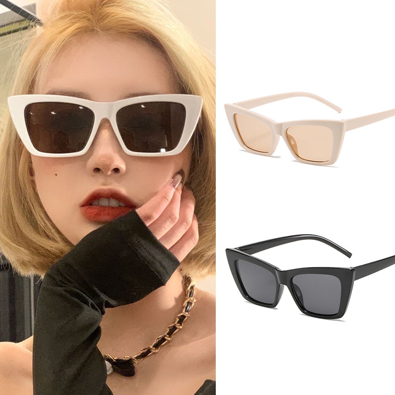 European and American New Small Frame Oval Retro Sunglasses H | Shopee ...