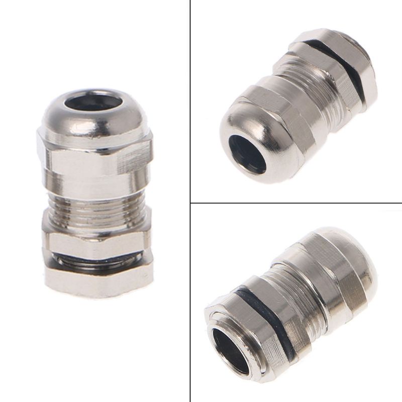 RUN 3Pcs Cable Connectors Stainless Steel Cable Gland Wire Protectors ...
