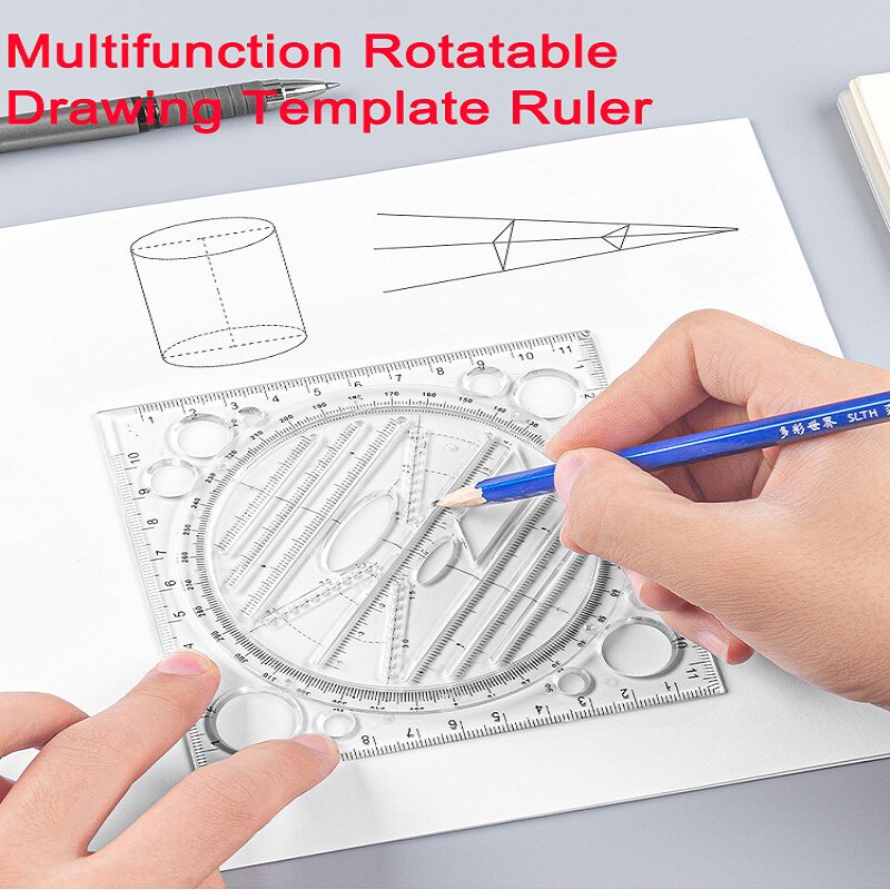 1pc Multifunctional Drawing Architect Stereo Geometry Ellipse Drafting ...