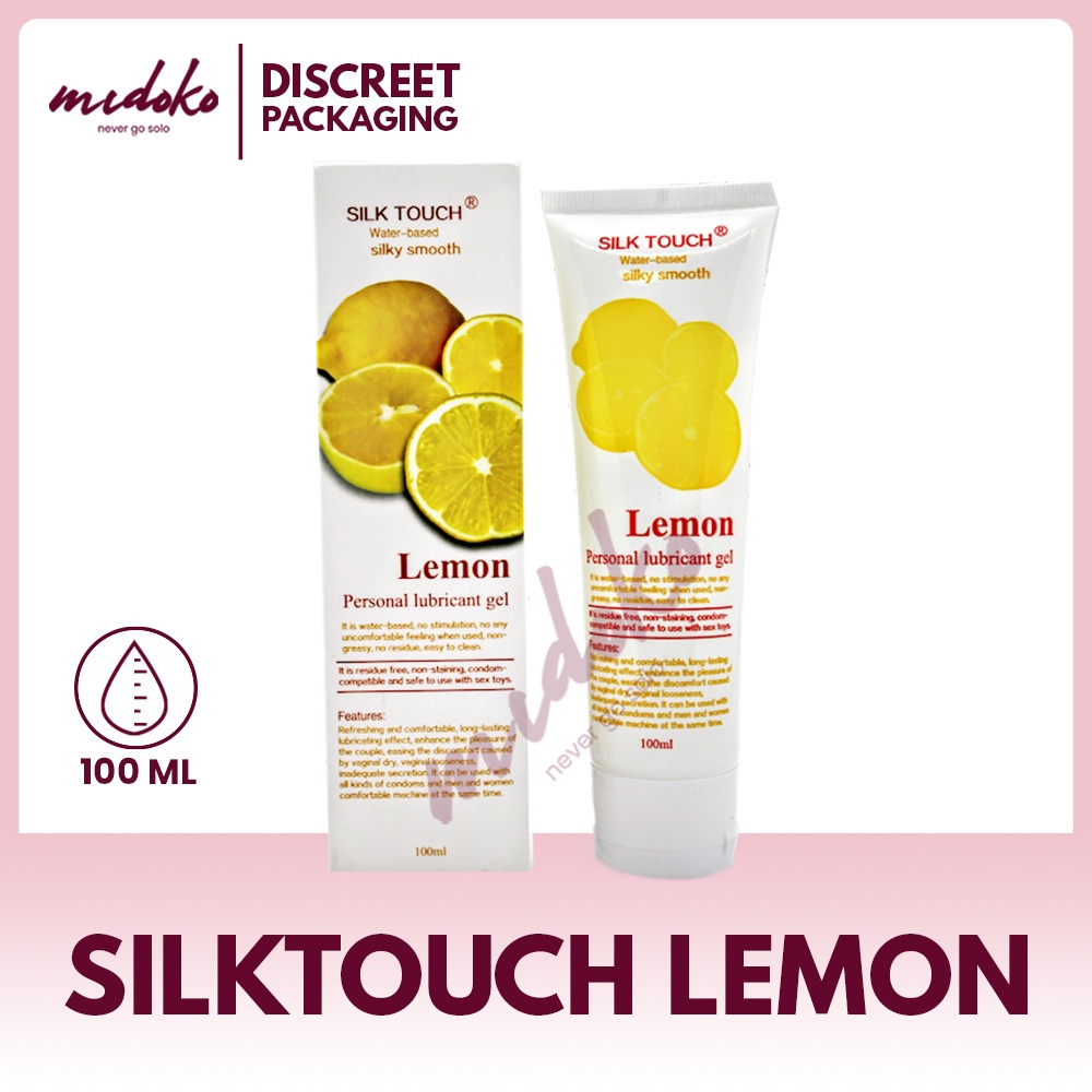 Midoko Silk Touch Pleasure Sex Lube Anal Sex Lubricant Sex Toys Compatible  100 ml Lemon | Shopee Philippines