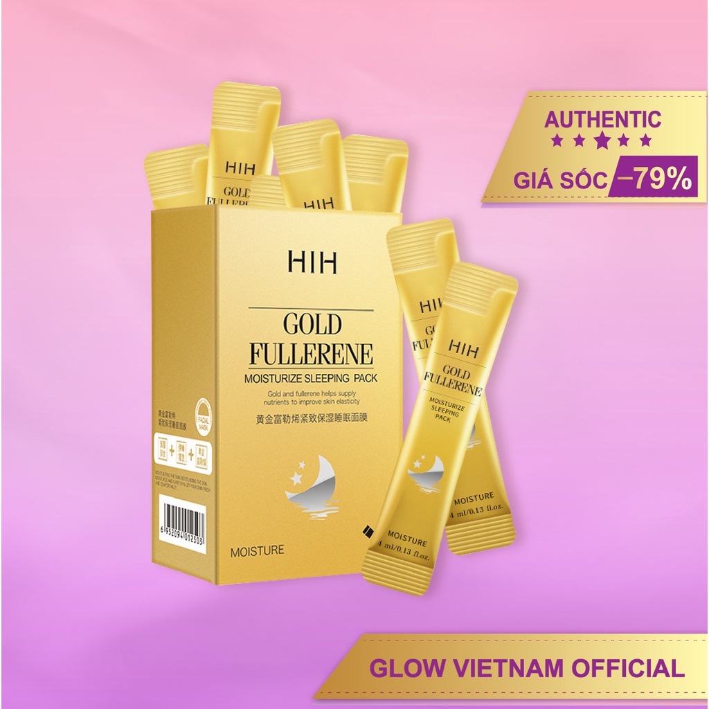 Gold Fullerene HIH Gold Essence Sleeping Mask moisturizing and