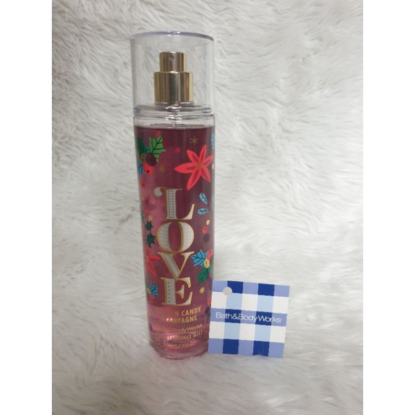 Bath and Body Works Love Cotton Candy and Champagne Fragrance Mist