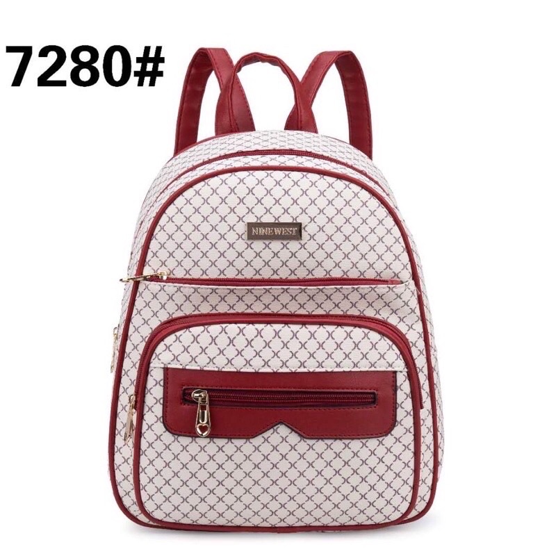 korean stely nine west waterproof backpack bag for women medium size Shopee Philippines