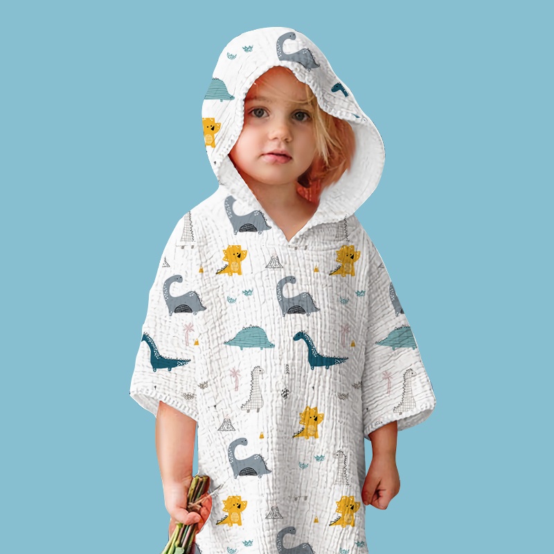 [Einmilk Hooded Bath Robes] 100 Cotton Super Soft Micron Fiber Animal
