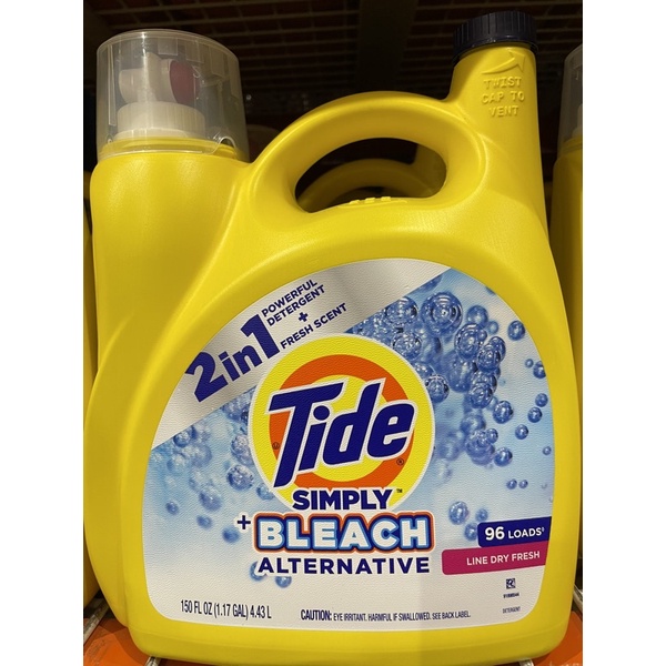 Tide Simply Plus Bleach Alternative Liquid Laundry Detergent