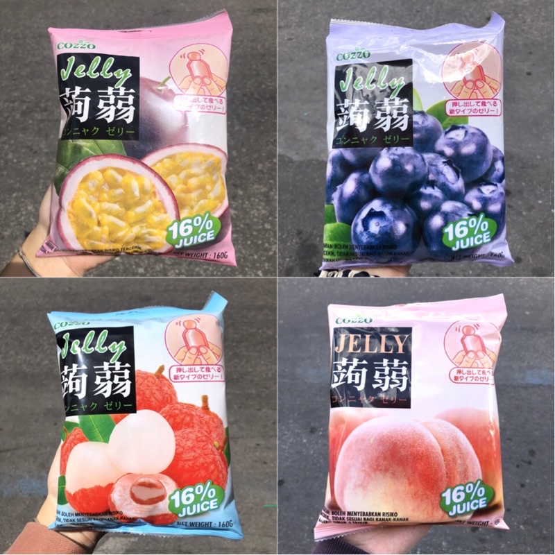 Konnyaku Jelly Konjac Lychee Flavor Blueberry Peach Passion Fruit ...