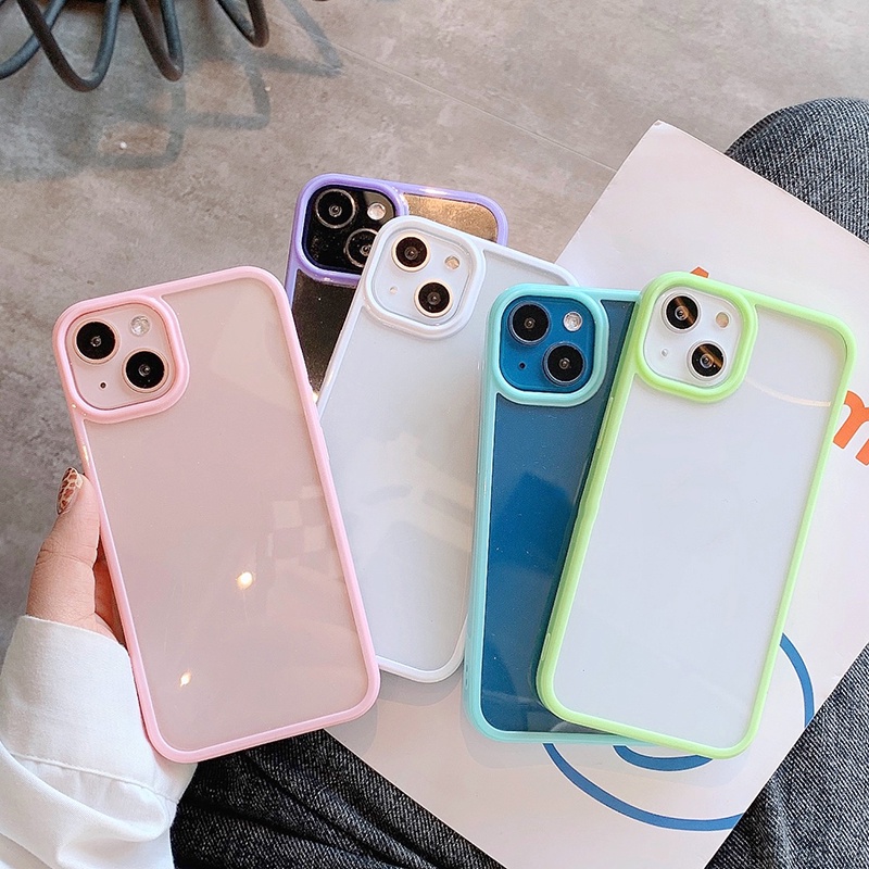 Funda De Teléfono De Silicona Suave Cuadrada 3CG Para IPhone, 11, 13