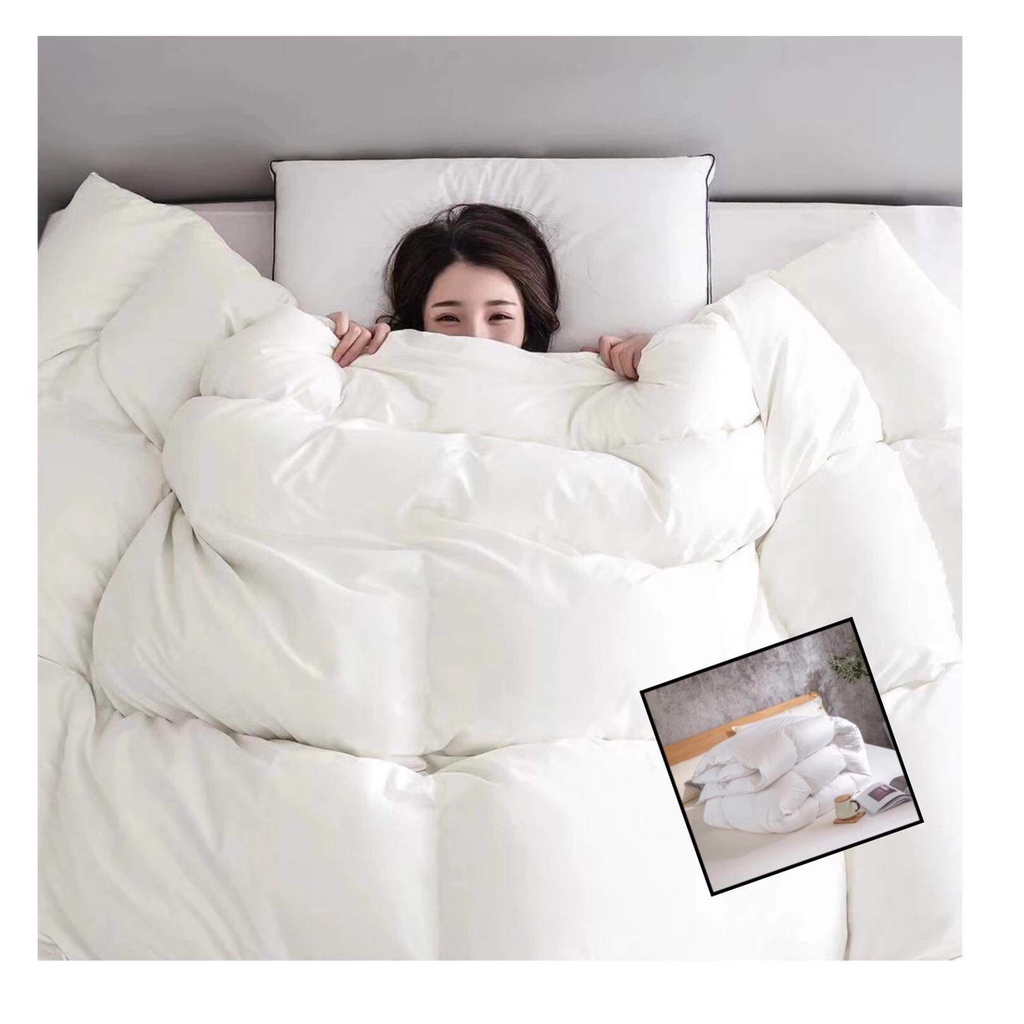 Pure White Cotton Comforter or Duvet Filler 1pc.Double,Queen & King