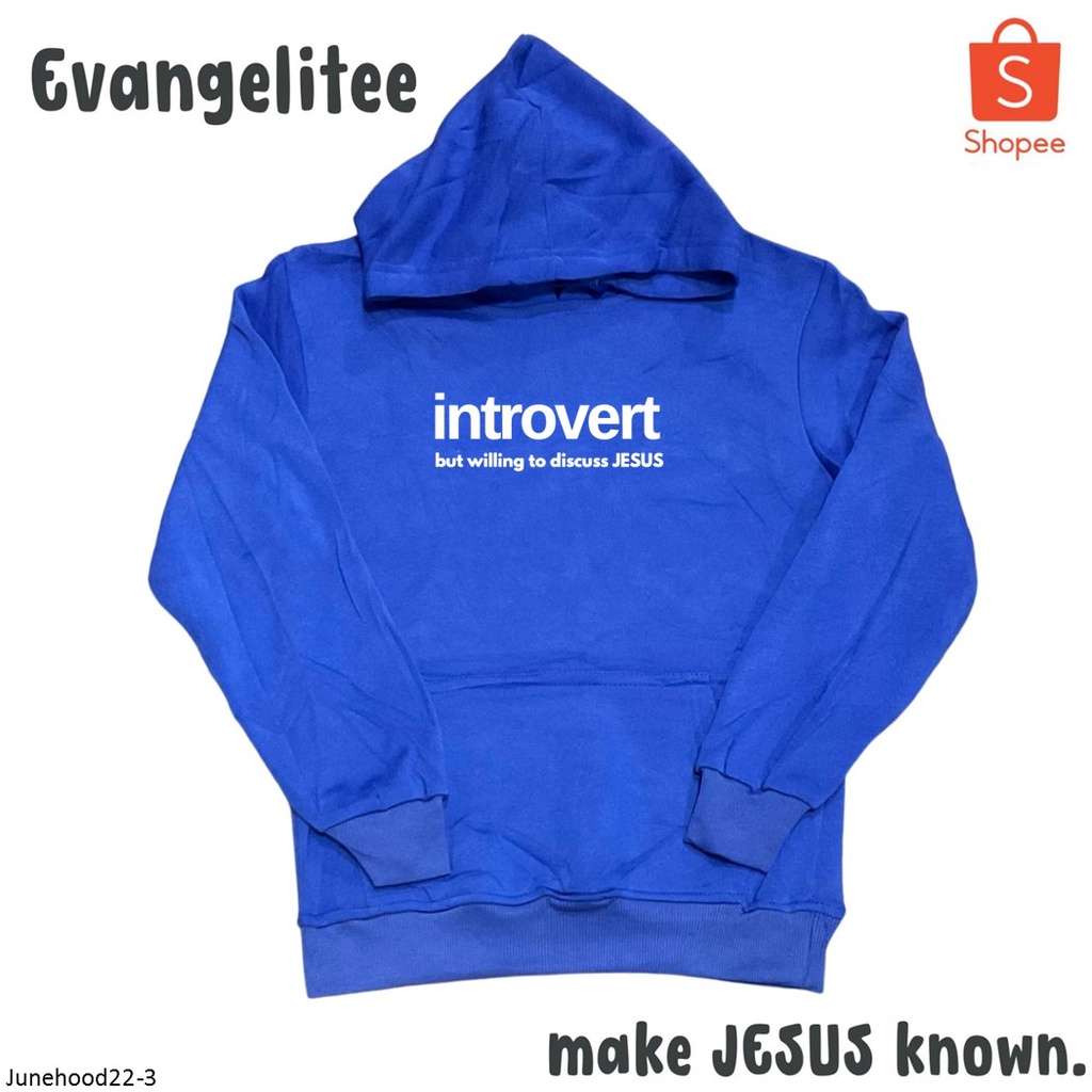 CHRISTIAN GOSPEL SWEATER HOODIE INTROVERT Shopee Philippines
