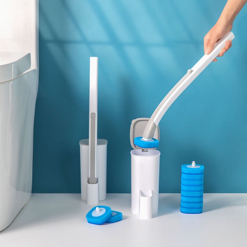 Toilet Brush Wand, Disposable Toilet Cleaning Wand Toilet Scrubber