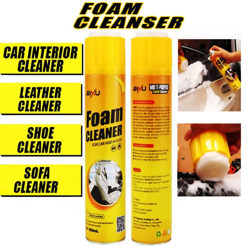 MultiFunctional Foam Cleaner for Car and House 650ML Spray – U