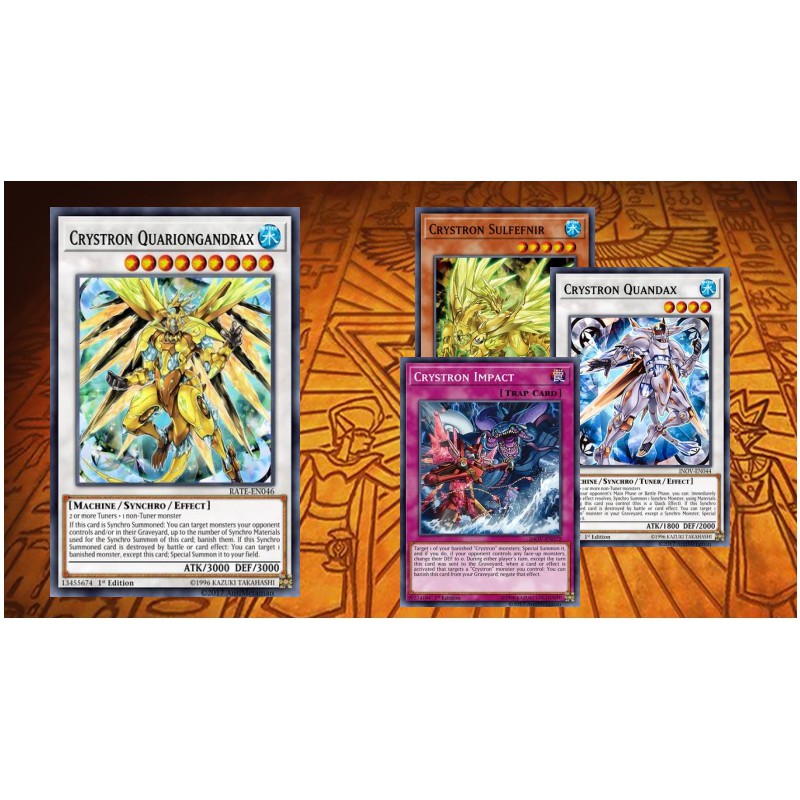 Yugioh Japanese Crystron Deck for Card Players Shopee Philippines