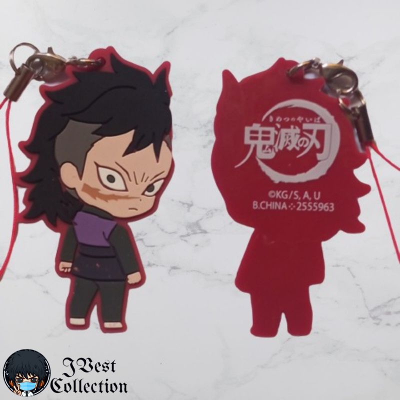 Bandai Kimetsu No Yaiba: Demon Slayer Genya Shinazugawa Rubber Strap ...