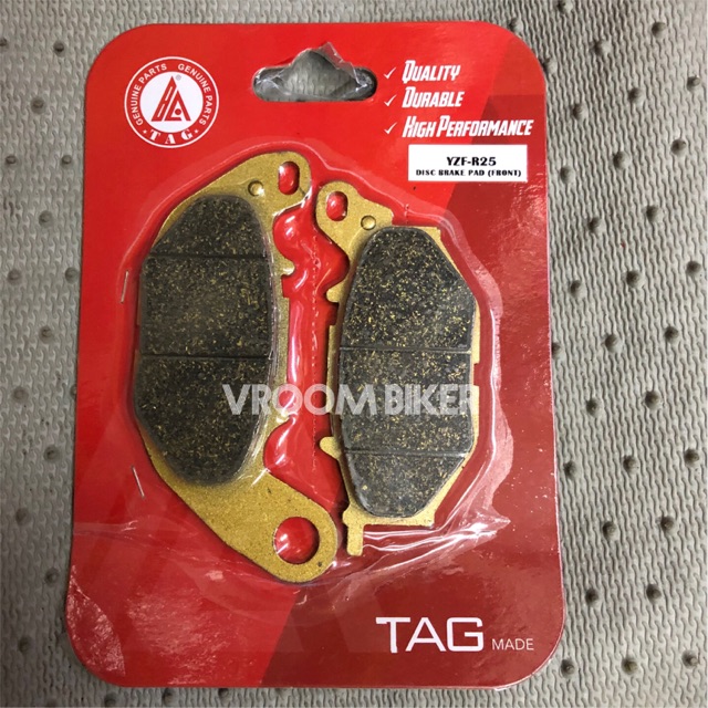 R25 Front / Rear Disc Brake Pad | Shopee Philippines
