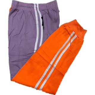 Two Toned Jogger Pants 2 lines With Zipper High Quality Track Pants