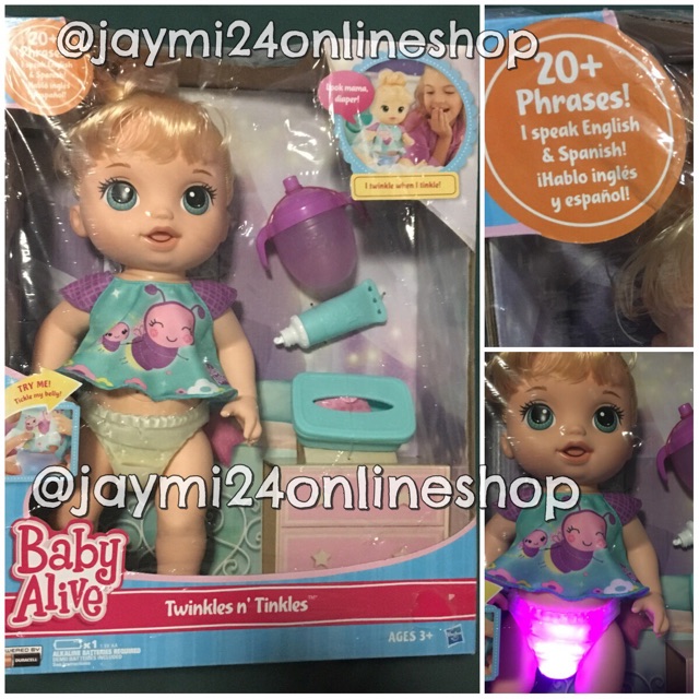 Baby alive store twinkles and tinkles