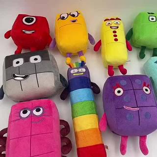 Cute Cartoon Numberblocks Plush Doll Educational Stuffed Toys Number ...