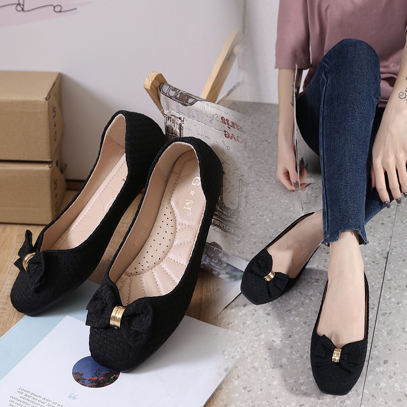 BAC RIBBON FLAT SHOES