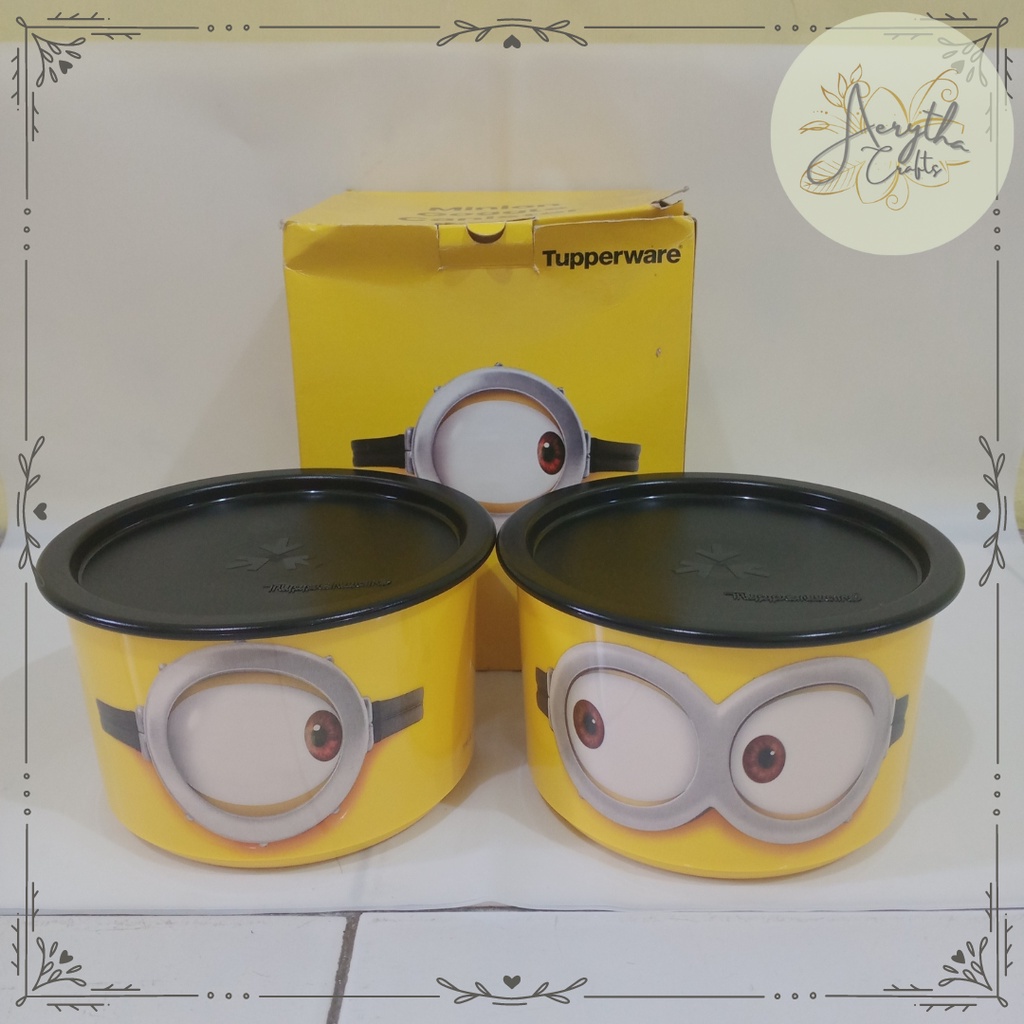 Tupperware Minion Goggle Canister - Minion Jar - Character Tolples ...
