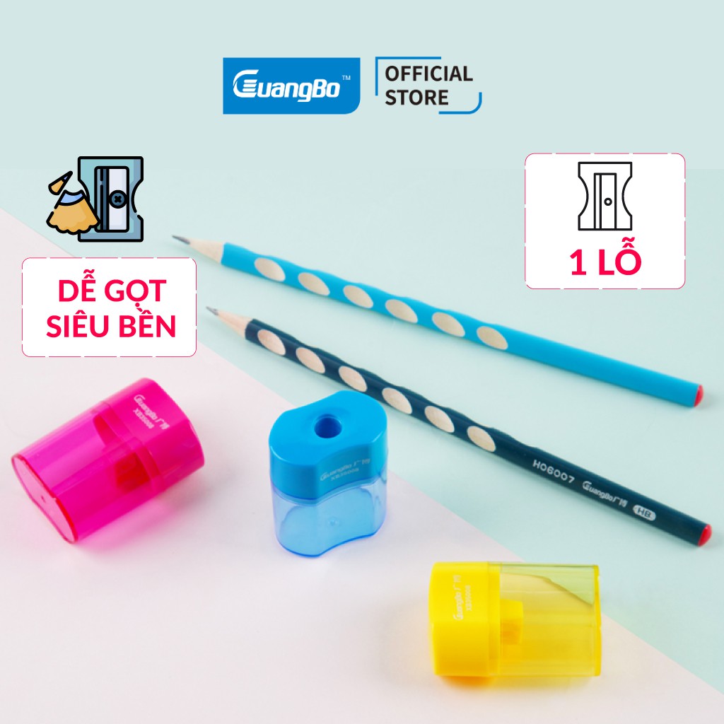 GuangBo mini pencil sharpener 3 colors XB35008 | Shopee Philippines