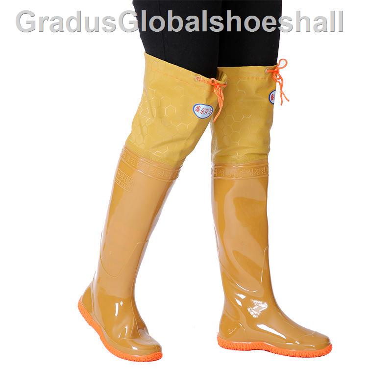 Over the hotsell knee rubber boots