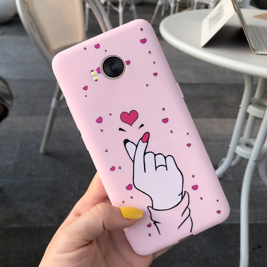 Huawei Y5 2017 Y6 2017 Mya-l22 Pattern Phone Casing Soft Plain