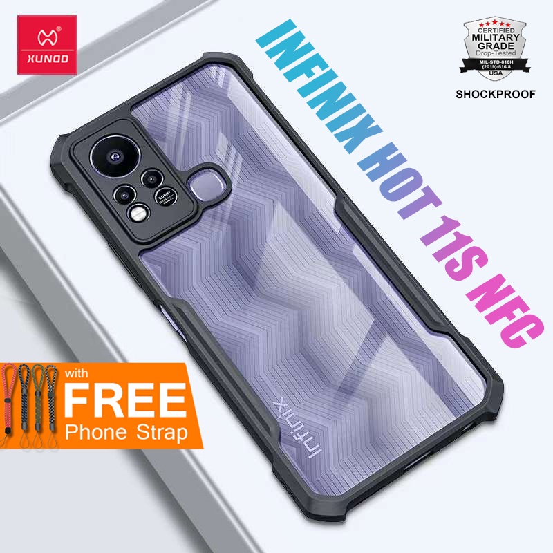 Xundd Original Beatle Clear Hybrid Shock Proof Armor Case For Infinix Hot 11s Nfc Shopee 6177