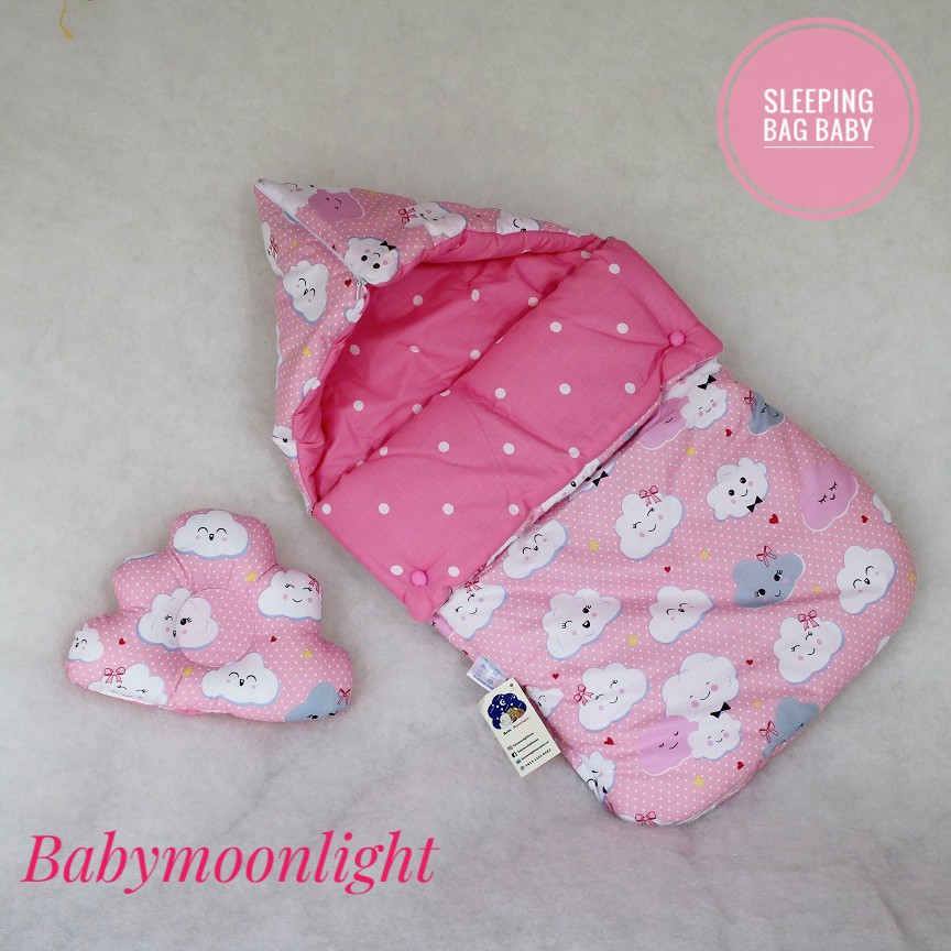 Baby Sleeping Bag pink Clouds Shopee Philippines