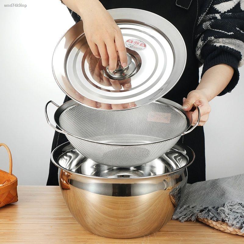 Dense mesh leaking mesh sieve 304 stainless steel sesame rice washing basket filter