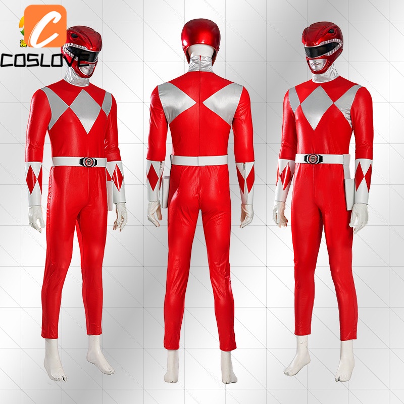 Mighty Morphin Power Rangers Jason Costume Cosplay Party Dress ...