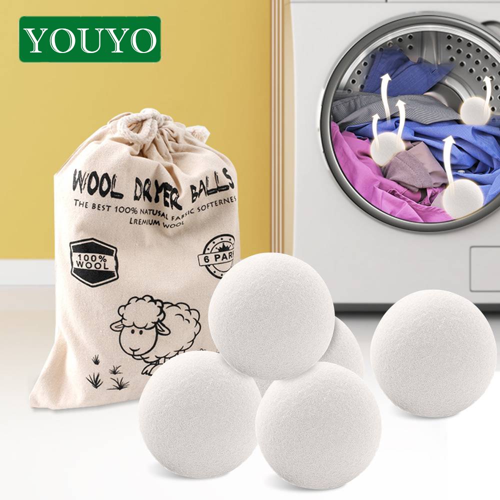 Wool Dryer Balls Reusable Softener Laundry 3/4/5cm Laundry Ball Home