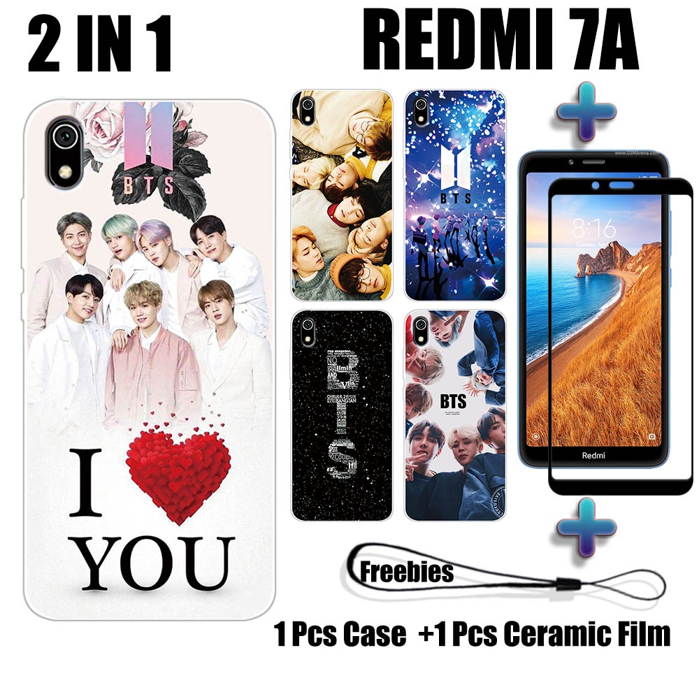 IN For Redmi 7A Phone Case with Curved Ceramic Screen
