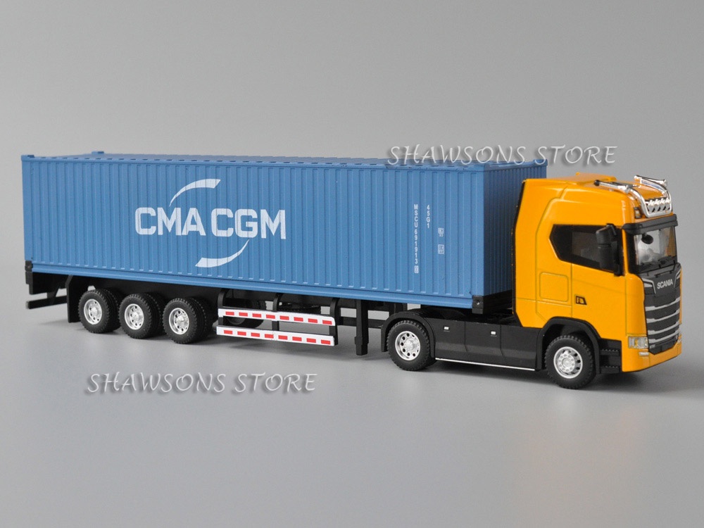 WSI MODELS CMA CGM トレーラー 1:50 1:50 Scale Diecast Model Truck