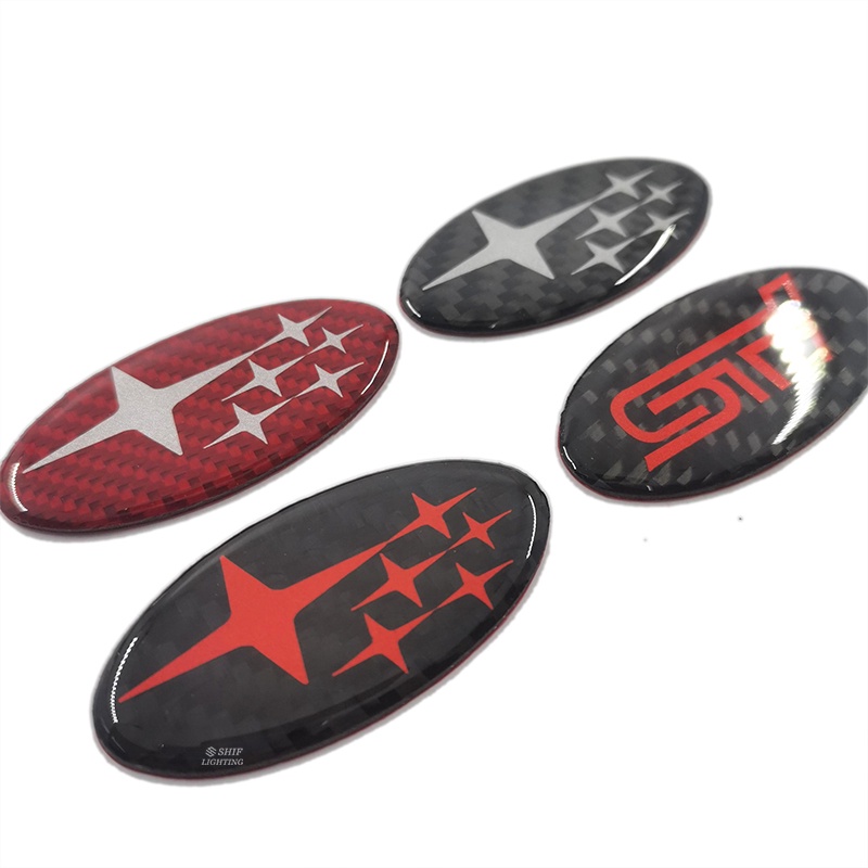 Carbon Fiber Subaru Emblem