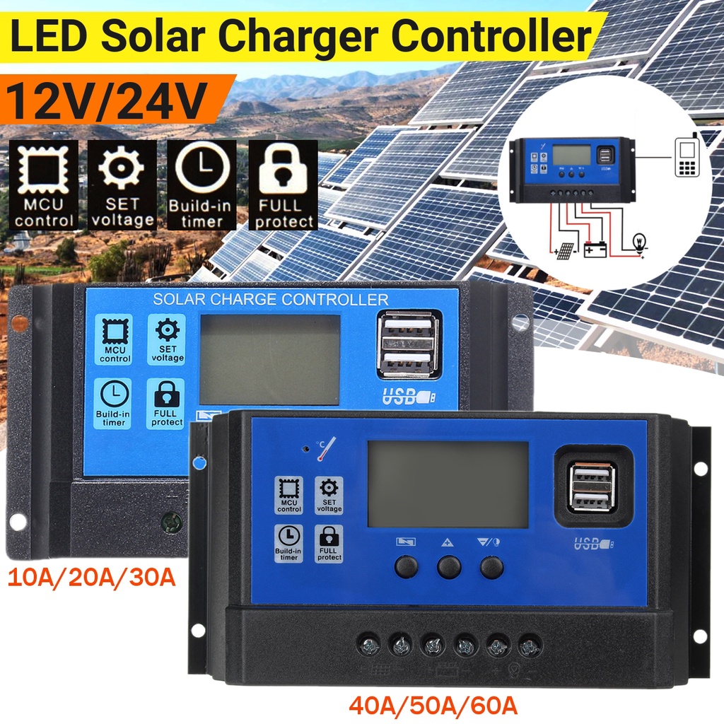 Portable 100W Solar Panel Kit USB charging Solar Cell Board 12V Battery ...