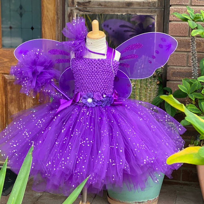 fairy dress teens Little Adventures Purple Blossom Fairy Dress Up Costume