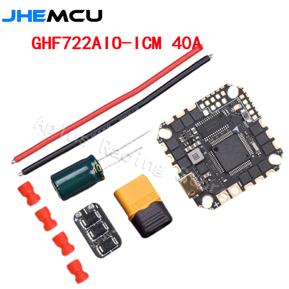 BUZHI GF30F722-ICM F722 F7 HD Baro OSD 5V 10V Controlador de Vuelo Dual