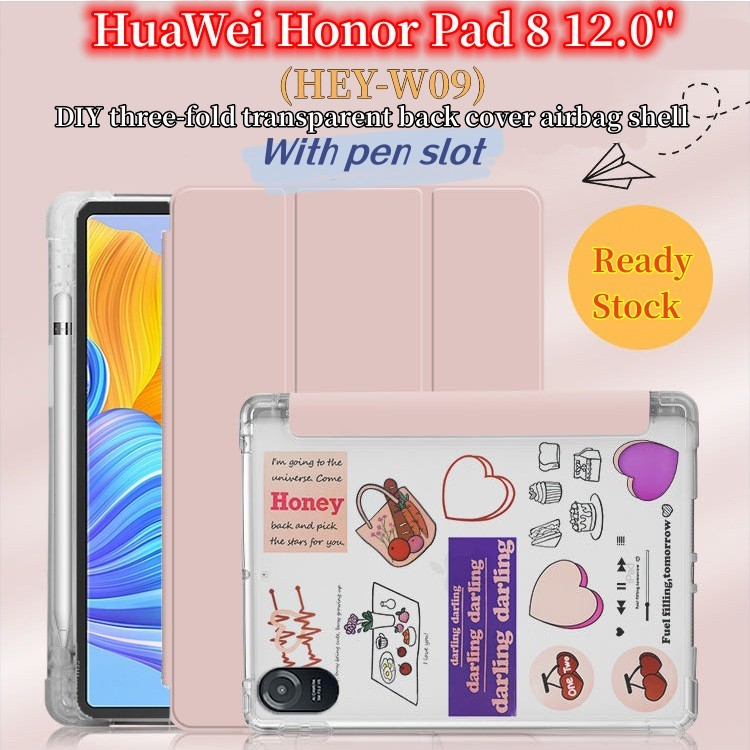 Silicon Case For Huawei honor Pad 8 HEY-W09 12 Funda For Honor