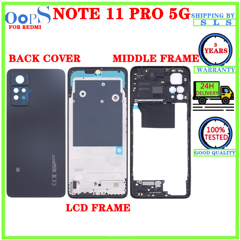 Full Back Housing For Xiaomi Redmi Note 11 Pro 5G LCD Front Middle ...
