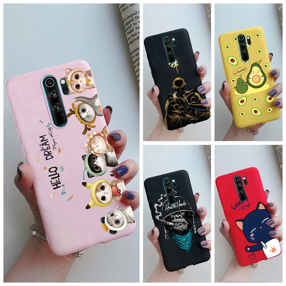For Redmi Note 8 Pro / Note 8T Case Cute Cartoon Soft Silicone Candy ...