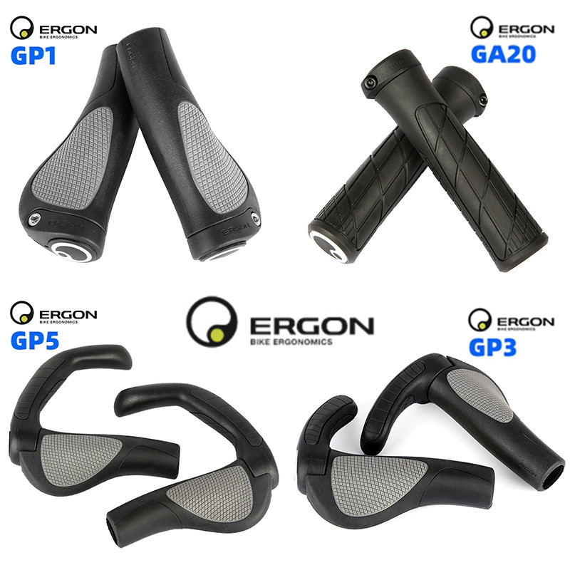 ERGON Ergonomics Bike Handlebar Grips GP1 GP3 GP5 GA3 GA20 Mountain ...