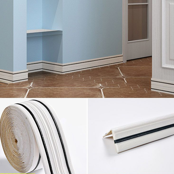 230cmX14cm Concaveconvex corner Top angle line Foam Wall Edge Strip