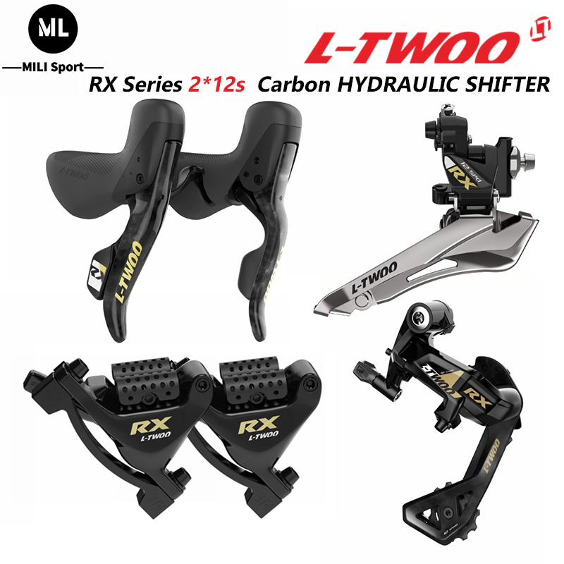 Ltwoo RX R9 Disc Series 2x11s 2x12s Carbon Hydraulic Shifter Groupset ...