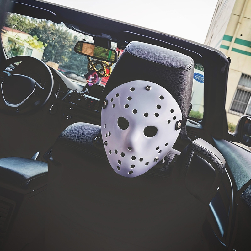 2PCS No Good Racing Hockey Mask JDM OSAKA KANJO Car Seat Cover Car ...