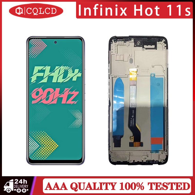 Infinix Hot 11s X6812 X6812b Lcd With Frame Display Touch Screen