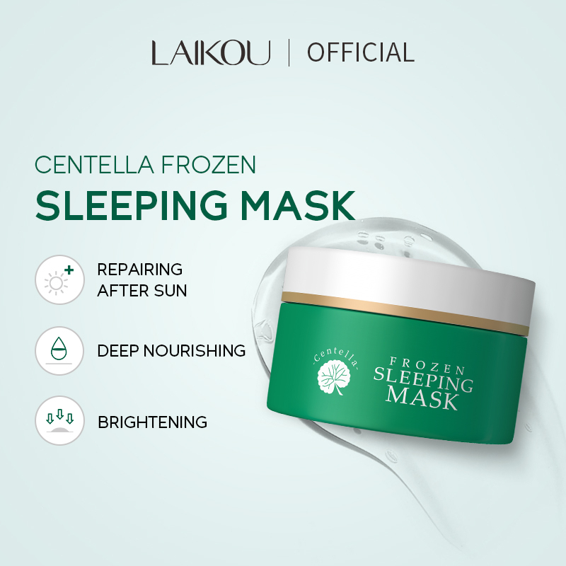LAIKOU Centella Frozen Sleeping Mask Brightening Repairing Deep Nourishing 100g Shopee Philippines