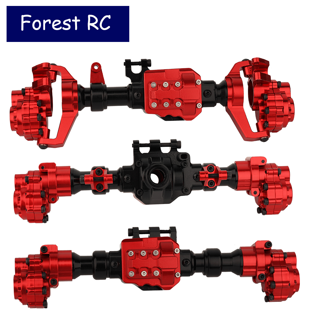 TRX4 RC Car Upgrade Parts Aluminum Portal Front Middle Rear Axle ...