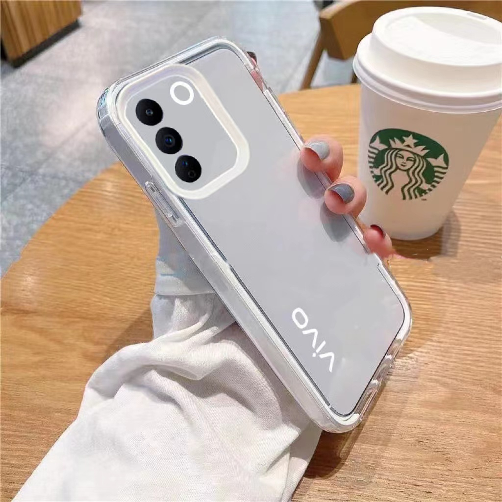 3 IN 1 Macaron TPU Phone Vivo V27 V29E V27E V23 V21 V27 Pro Y76 5G case ...