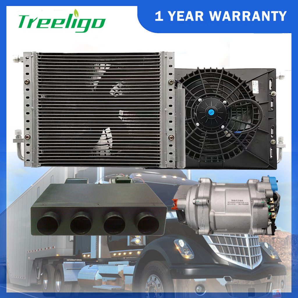12V Universal AC Evaporator Unit – Under-Dash Cooling & Heating For Cars, Trucks, RVs (BEU-404-100)
